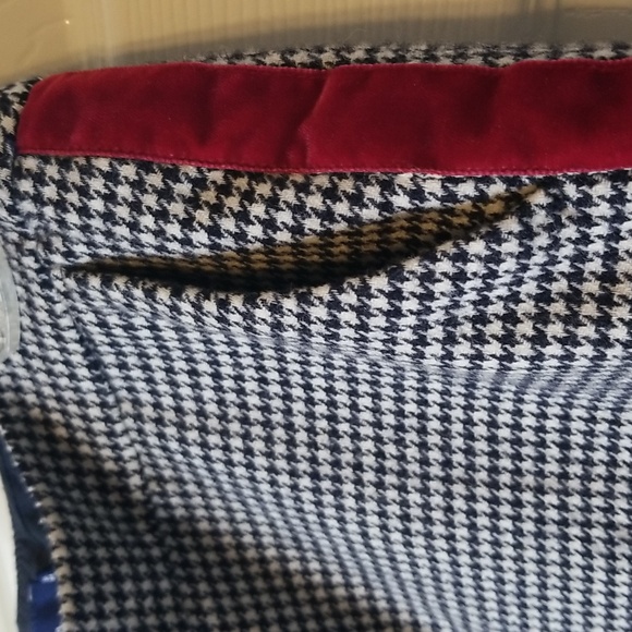Boden British Tweed Wool Houndstooth Trousers Size - Picture 7 of 13